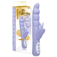 Вибратор с вращением Smile Fancy Lavender Vibe, силикон, 18 см